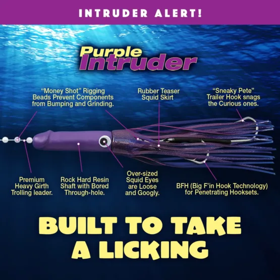 dildo lure, the intruder dildo, dildo fishing lure